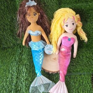 Aurora Mermaid Plush Dolls